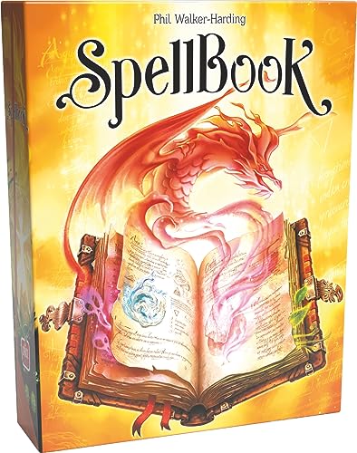 Asmodee Space Cowboys SpellBook – Gesellschaftsspiele – Strategiespiele – Spiele für Erwachsene und Kinder ab 12 Jahren – 1 bis 4 Spieler – französische Version von Asmodee