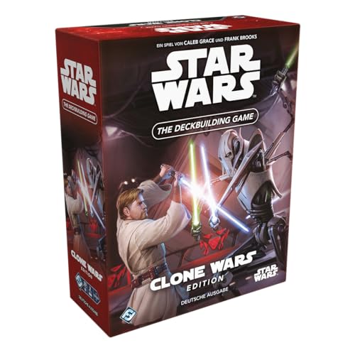 Fantasy Flight Games, Star Wars: The Deckbuilding Game – Clone Wars Edition, Kennerspiel, Kartenspiel, 2 Spieler, Ab 12+ Jahren, 30 Minuten, Deutsch von Fantasy Flight Games