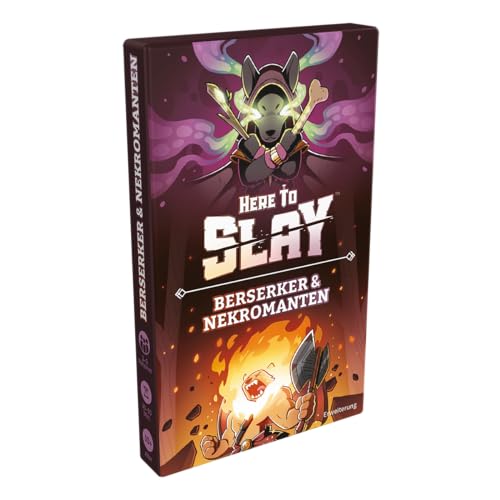 Unstable Games, Here to Slay – Berserker & Nekromanten, Erweiterung, Familienspiel, Kartenspiel, 2-6 Spieler, Ab 10+ Jahren, 30-60 Minuten, Deutsch, Mehrfarbig, bunt von Asmodee