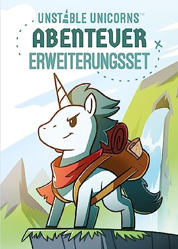 Unstable Games, Unstable Unicorns – Abenteuer, Erweiterung, Partyspiel, Kartenspiel, 2-8 Spieler, Ab 8+ Jahren, 30-60 Minuten, Deutsch, Mehrfarbig, bunt von Unstable Games