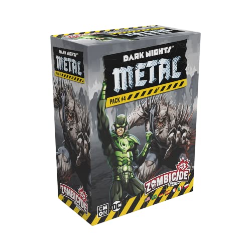 CMON, Zombicide 2. Edition – Batman Dark Nights Metal Pack 4, Miniaturen-Erweiterung, Kennerspiel, Dungeon Crawler, 1-6 Spieler, Ab 14+ Jahren, 60 Minuten, Deutsch, Mehrsprachig von CMON