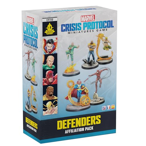 asmodee, Marvel: Crisis Protocol – Defenders, Affiliation Pack, Atomic Mass Games, Tabletop, 2 Spieler, 14+ Jahre, 90-120 Minuten, Englisch, Mehrsprachig asmodee, Marvel: Crisis Protocol – Defenders, Affiliation Pack, Atomic Mass Games, Tabletop, 2 Spieler, 14+ Jahre, 90-120 Minuten, Englisch, Mehrsprachig von Asmodee