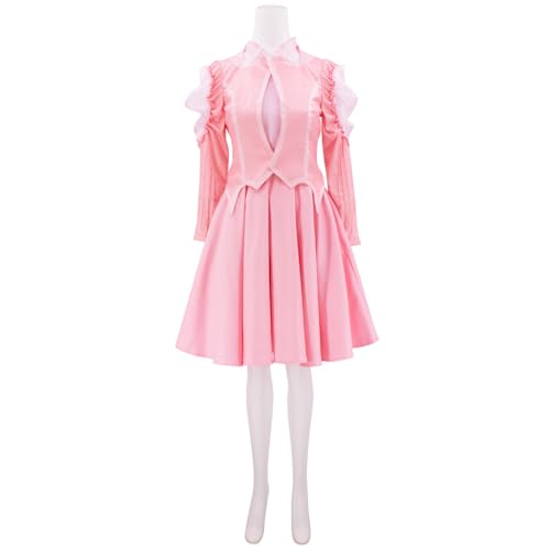 Asnoxuzi Glinda Kostüm Damen Glinda Cosplay Kleid Damen Gute Hexe Glinda Cosplay Outfit (Pink-2, Small) von Asnoxuzi