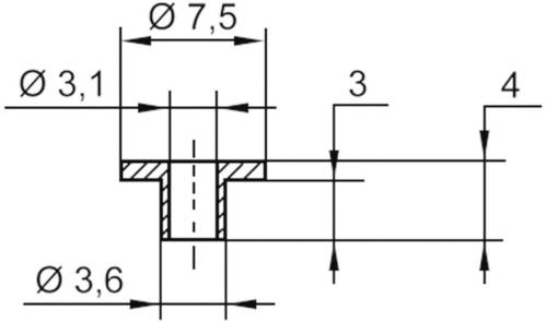 Assmann WSW V5816 Isolierbuchse Außen-Durchmesser: 7.5 mm, 3.6mm Innen-Durchmesser: 3.1mm von Assmann WSW