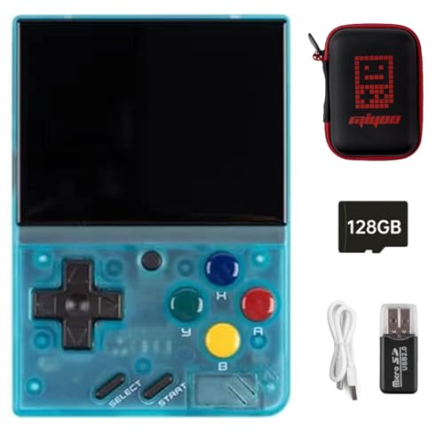 Game Console for Miyoo Mini V4 Handheld-Videospielkonsole, 2,8-Zoll-IPS-Bildschirm Retro-Video mit 128 GB Karte und 11000 + Spielen, eingebautes Open-Source-System Tragbare Retro-Spielekonsole von Astarama