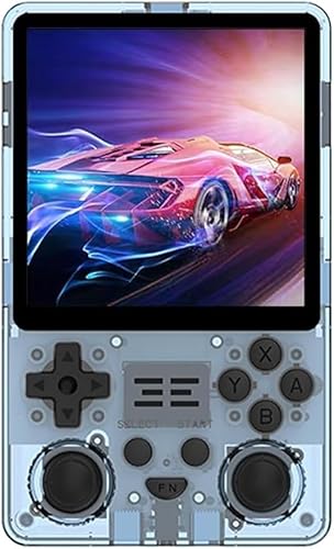 RGB20SX Retro-Handheld-Spielkonsole, 4-Zoll-IPS-Bildschirm, 5000-mAh-Akku, Linux-System, Retro-Videospiel-Player, unterstützt WLAN-Bluetooth- und HDMI-Ausgang (RGB20SX, Blau, 128G) von Astarama