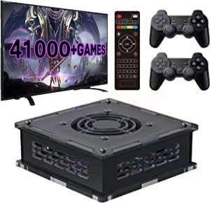 Super Console X PRO Plus, Retro Videospielkonsole 128 GB Integrierte 41000 + Spiele, TV- und Game-Dual-System, 4K HD-Ausgang, 2 Controller, kompatibel mit WiFi / LAN von Astarama