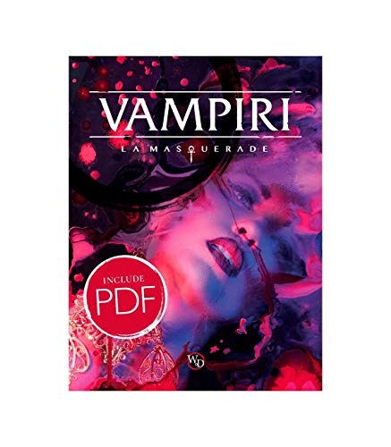 Asterion - Vampire: La Masquerade 5e Edition, Mehrfarbig: Rollenspiel, 432-seitiges Hardcover-Buch, einzigartiger Code für kostenloses PDF, Erwachsene, 9x16x2 cm von Asterion