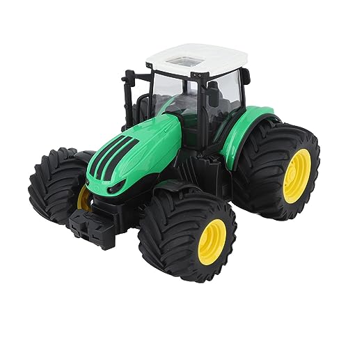 Astibym RC-Traktor für, Breite Gummiräder, Störungssichere Fernbedienung, Traktor 2,4 G, 40 Meter Steuerabstand mit Licht für Zuhause (Grün) von Astibym