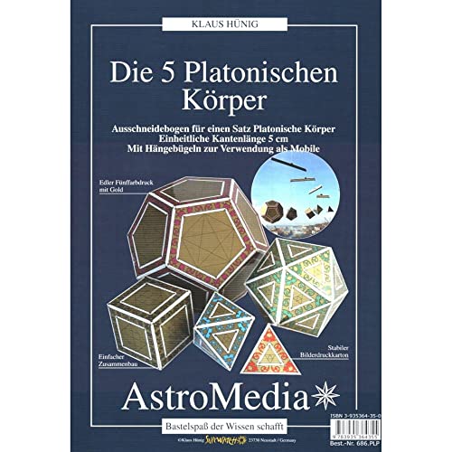 AstroMedia Bausatz Die 5 Platonischen Körper von Astromedia