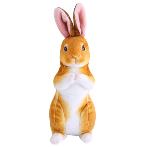 Asudaro 30CM Plüschtier Stofftier Plüsch Hasen Widderkaninchen Kuscheltier Hase Kawaii Stofftier Puppen Dekoration Liegend Plüsch Hasen Stofftier Plüschtier Puppe für Mädchen, Jungen & Babys #3 von Asudaro