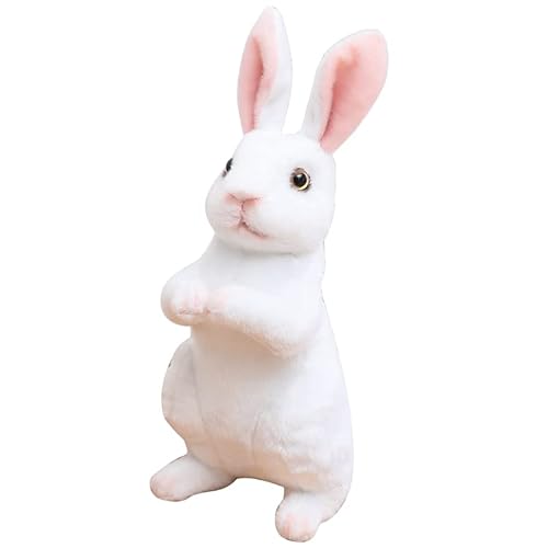 Asudaro 30CM Plüschtier Stofftier Plüsch Hasen Widderkaninchen Kuscheltier Hase Kawaii Stofftier Puppen Dekoration Liegend Plüsch Hasen Stofftier Plüschtier Puppe für Mädchen, Jungen & Babys #1 von Asudaro