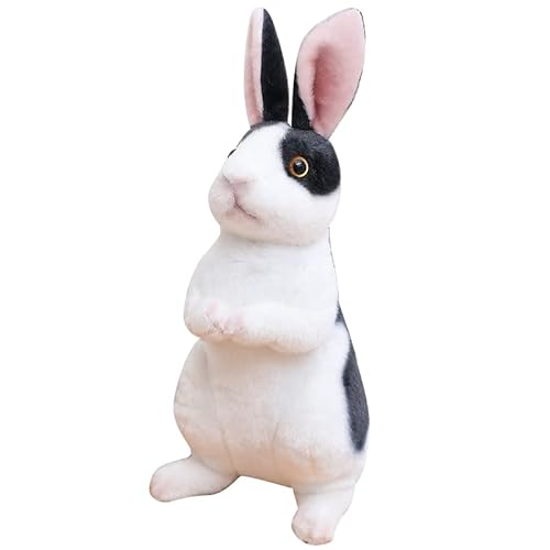 Asudaro 30CM Plüschtier Stofftier Plüsch Hasen Widderkaninchen Kuscheltier Hase Kawaii Stofftier Puppen Dekoration Liegend Plüsch Hasen Stofftier Plüschtier Puppe für Mädchen, Jungen & Babys #2 von Asudaro