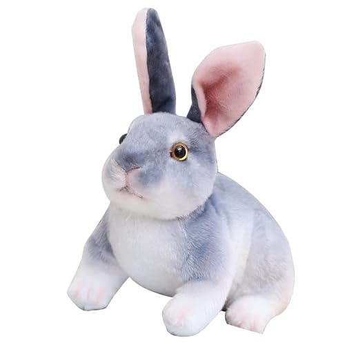 Asudaro 30CM Plüschtier Stofftier Plüsch Hasen Widderkaninchen Kuscheltier Hase Kawaii Stofftier Puppen Dekoration Liegend Plüsch Hasen Stofftier Plüschtier Puppe für Mädchen, Jungen & Babys #8 von Asudaro