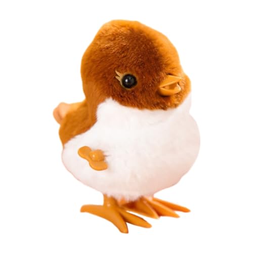 Asudaro 6cm x 8cm x 9cm Kinder Aufziehspielzeug, 1/2/6 Stücke Huhn Papagei Ente Spatz Aufziehspielzeug Niedliche Cartoon Soft Toy Weihnachten Aufziehspielzeug Ostern Aufziehspielzeug von Asudaro