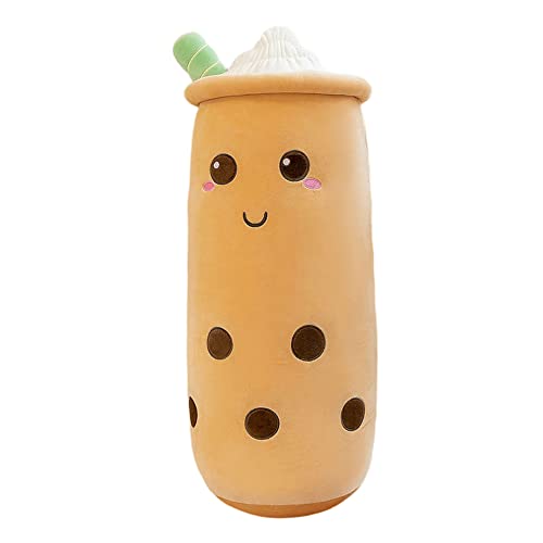 Asudaro Bubble Tea Plüschtier 60cm Kuscheltier Milchtee Teetasse Kissen Gefüllte Plüsch Spielzeug Schlafkissen Plüschpuppen Weiche Kuscheltier Tee Weiche Puppe Teetasse Kissen Kinderspielzeug 60cm von Asudaro