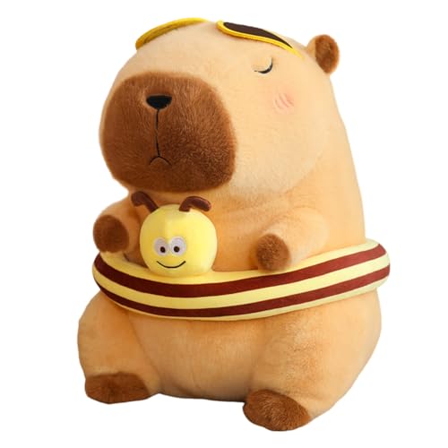 Asudaro Capybara Plüsch Mini 25CM/35CM/45CM Capybara Kuscheltier Capybara Plüschtier realistische Capybara-Kuscheltiere Spielzeug Plushie Puppen Niedlichen Capybara Plushies Super Weiche von Asudaro