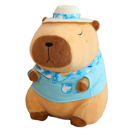 Asudaro Capybara Plüsch Mini 25CM/35CM/45CM Capybara Kuscheltier Capybara Plüschtier realistische Capybara-Kuscheltiere Spielzeug Plushie Puppen Niedlichen Capybara Plushies Super Weiche von Asudaro