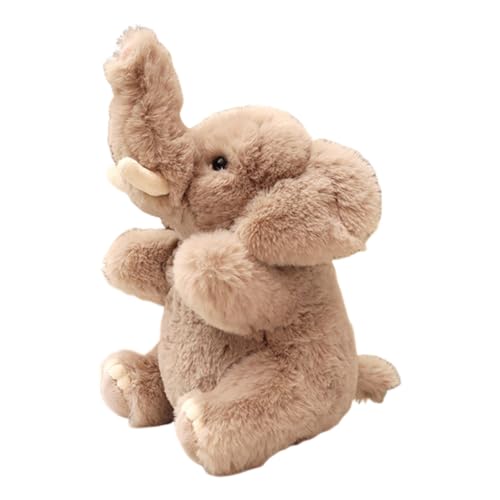 Asudaro Cartoon Plüschtier,Elefantenpuppe,Flauschiges Plüschtier,Kuscheltier Superweich,Plüschkissen Tier Spielzeug,Geschenke für Kuscheltierliebhaber,45cm(braun) von Asudaro