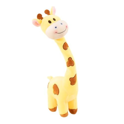 Asudaro Cartoon Plüschtier,Giraffenpuppe,Flauschiges Plüschtier,Kuscheltier Superweich,Plüschkissen Tier Spielzeug,Geschenke für Kuscheltierliebhaber,40cm(gelb) von Asudaro