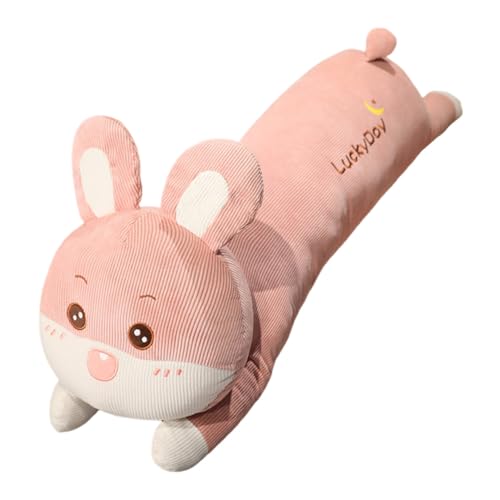 Asudaro Cartoon Plüschtier,Hasenpuppe,Flauschiges Plüschtier,Kuscheltier Superweich,Plüschkissen Tier Spielzeug,Geschenke für Kuscheltierliebhaber,Kaninchen(rosa) von Asudaro