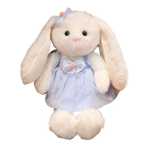 Asudaro Cartoon Plüschtier,Prinzessin-Kaninchen-Puppe,Flauschiges Plüschtier,Kuscheltier Superweich,Plüschkissen Tier Spielzeug,Geschenke für Kuscheltierliebhaber,60cm(blau) von Asudaro