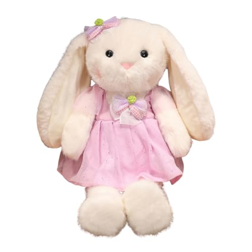 Asudaro Cartoon Plüschtier,Prinzessin-Kaninchen-Puppe,Flauschiges Plüschtier,Kuscheltier Superweich,Plüschkissen Tier Spielzeug,Geschenke für Kuscheltierliebhaber,60cm(lila) von Asudaro