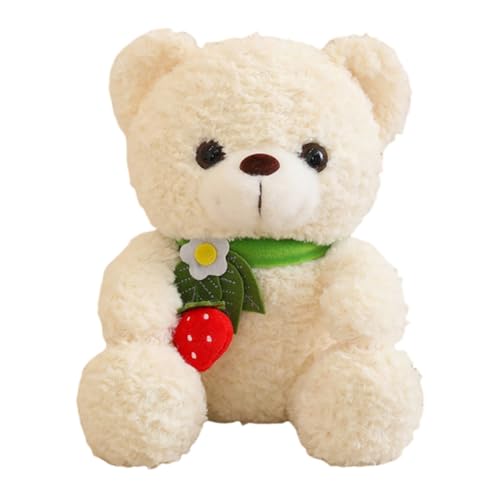 Asudaro Cartoon Teddybär Puppe Plüschtier Bär Cartoon Erdbeere Bär Teddybär, Plüsch-Bär Weihnachtsbär Gefülltes von Asudaro