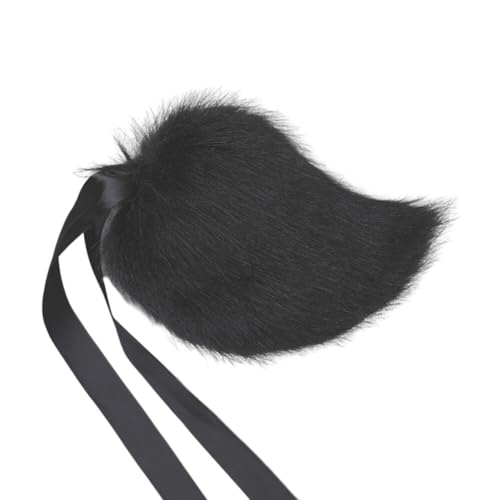 Asudaro Cosplay Furry Tail Plüsch Hasenschwanz Plüsch Verkleidung Cosplay Kostüm Haarschmuck Hasenschwanz Zubehör Für Maskerade ComicCon Zubehör von Asudaro