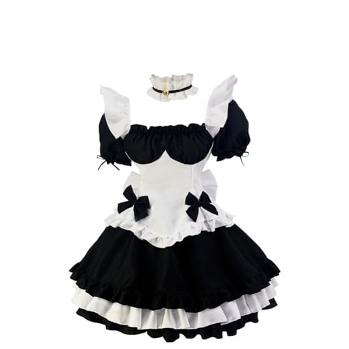 Cosplay Prinzessin Kleid Dienstmädchen Uniform Lolita Cosplay Kleid Halloween Kostüm Niedlich Lolita Hase Maid Dress Halloween Maid Kostüm French Maid Cosplay Bögen Outfit Schwarz-Weiss Cosplay Prinzessin Kleid Dienstmädchen Uniform Lolita Cosplay Kleid Halloween Kostüm Niedlich Lolita Hase Maid Dress Halloween Maid Kostüm French Maid Cosplay Bögen Outfit Schwarz-Weiss von Asudaro