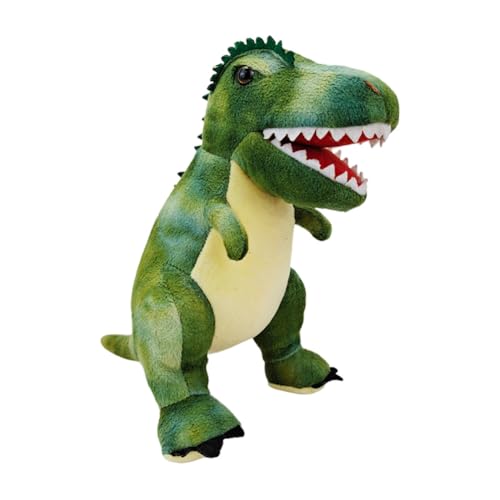 Asudaro Dinosaurier Kuscheltier, 25CM Dinosaurier Plüschtier Dinosaurier Plüschpuppe Dinosaurier Stofftier Tyrannosaurus Plüsch Cuddle Toys Interaktives Spiel Kindergarten Kinderzimmer,8 Stile von Asudaro