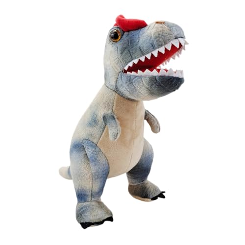 Asudaro Dinosaurier Kuscheltier, 25CM Dinosaurier Plüschtier Dinosaurier Plüschpuppe Dinosaurier Stofftier Tyrannosaurus Plüsch Cuddle Toys Interaktives Spiel Kindergarten Kinderzimmer,8 Stile von Asudaro