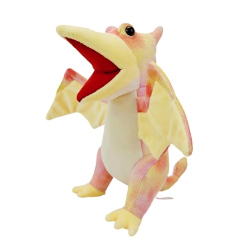 Asudaro Dinosaurier Kuscheltier, 25CM Dinosaurier Plüschtier Dinosaurier Plüschpuppe Dinosaurier Stofftier Tyrannosaurus Plüsch Cuddle Toys Interaktives Spiel Kindergarten Kinderzimmer,8 Stile von Asudaro