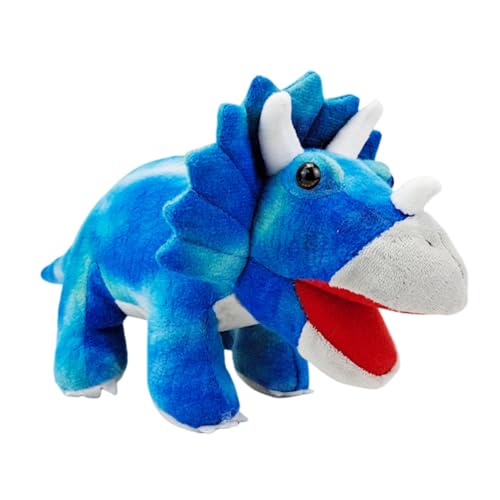 Asudaro Dinosaurier Kuscheltier, 25CM Dinosaurier Plüschtier Dinosaurier Plüschpuppe Dinosaurier Stofftier Tyrannosaurus Plüsch Cuddle Toys Interaktives Spiel Kindergarten Kinderzimmer,8 Stile von Asudaro