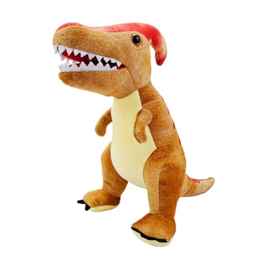 Asudaro Dinosaurier Kuscheltier, 25CM Dinosaurier Plüschtier Dinosaurier Plüschpuppe Dinosaurier Stofftier Tyrannosaurus Plüsch Cuddle Toys Interaktives Spiel Kindergarten Kinderzimmer,8 Stile von Asudaro