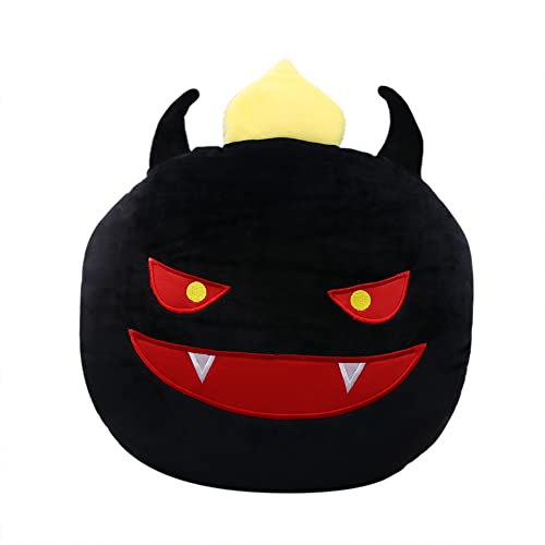 Asudaro Halloween-Plüschtier 38 cm süßes Plüschtier Teufel Plüschkissen Stofftierspielzeug gruseliges Stofftierspielzeug für Halloween Ostern Weihnachten Geburtstagsgeschenk lustige Zimmerdekoration von Asudaro