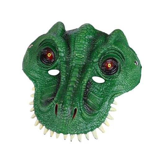 Asudaro Halloween Tiergesichtsbedeckung 3D Drachenmaske Halloween Maskerade PU Maske für Rollenspiele Tierspiel Cosplay Party von Asudaro