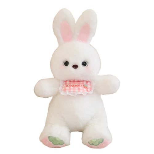 Asudaro Hase Kuscheltier Teddybär Plüschspielzeug Kuscheltiere Zimmerdeko kreative weiche gefüllte Katze Plüschtiere mit Lätzchen Niedliche Kuscheltiere von Asudaro