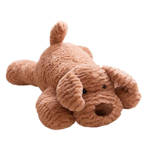 Asudaro Hund Plüschtier, 30cm/50cm Ankuschelhund Plüsch Für Welpen, Hundespielzeug Kuscheltier Mini Hund Mädchen und Jungen Babyspielzeug Supersüß liegender Kuscheltier von Asudaro