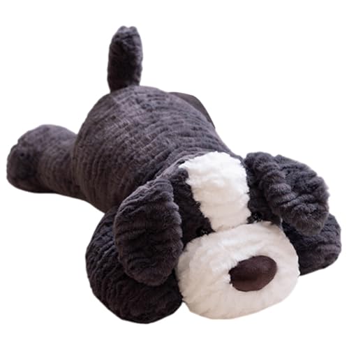 Asudaro Hund Plüschtier, 30cm/50cm Ankuschelhund Plüsch Für Welpen, Hundespielzeug Kuscheltier Mini Hund Mädchen und Jungen Babyspielzeug Supersüß liegender Kuscheltier von Asudaro