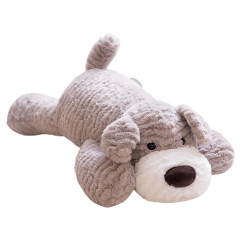 Asudaro Hund Plüschtier, 30cm/50cm Ankuschelhund Plüsch Für Welpen, Hundespielzeug Kuscheltier Mini Hund Mädchen und Jungen Babyspielzeug Supersüß liegender Kuscheltier von Asudaro