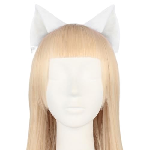 Asudaro Katzenohren Haarreif,Anime Katze Cosplay,Katze Ohr Stirnband Haarband mit Katzen Haarreif Katzeohren Anime Katze Cosplay für Kinder Erwachsene Halloween Cosplay Weiß Asudaro Katzenohren Haarreif,Anime Katze Cosplay,Katze Ohr Stirnband Haarband mit Katzen Haarreif Katzeohren Anime Katze Cosplay für Kinder Erwachsene Halloween Cosplay Weiß von Asudaro