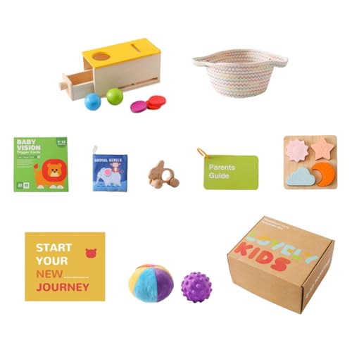 Asudaro Kinderspielzeug, Montessori-Spielzeug Baby kognitive Form passende Lehrmittel Frühe Bildung Lernspielzeug Set Kinder Puzzle Schublade Drop Shot Spielzeug von Asudaro