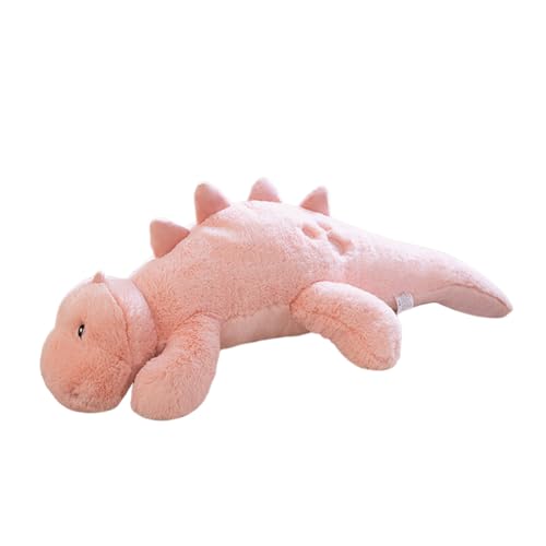 Asudaro Krokodil Puppe Plüschtier,90CM Krokodil Plüschtier Kuscheltier Groß Rosa/Grün Krokodil Stofftier Flauschiges Riesen Kuscheltier Stofftiere für Kissenschlachten Party-Interaktionsspiel von Asudaro