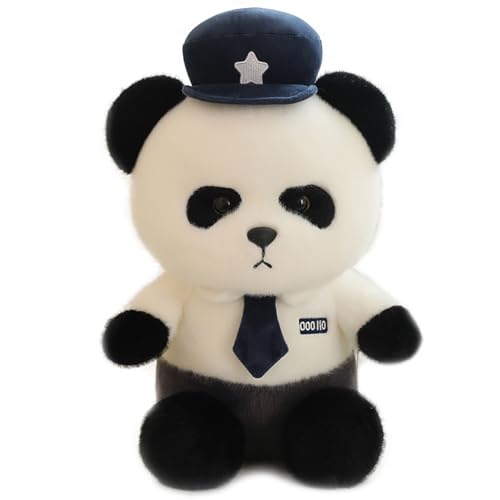 Asudaro Kuscheltier Bären, 15/25/35/50cm Kuscheltier Bär Plüschtier Polizei Stoffbär Stehender Bär für Mädchen Jungen Babys Flauschiges Stofftier Spielen Sammeln Kuscheln von Asudaro