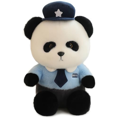 Asudaro Kuscheltier Bären, 15/25/35/50cm Kuscheltier Bär Plüschtier Polizei Stoffbär Stehender Bär für Mädchen Jungen Babys Flauschiges Stofftier Spielen Sammeln Kuscheln von Asudaro