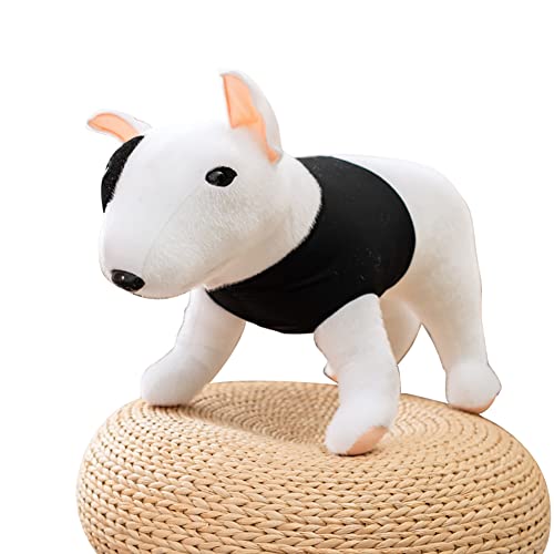 Asudaro Kuscheltier Hund Plüschtier Plüschhund Stehend 30-35cm Stofftier Kuschelhund Plüschtier Hund Wie Echt Gefüllte Jack Russell Terrier Welpe Chihuahua Bulldogge Plüsch Spielzeug für Kinder von Asudaro