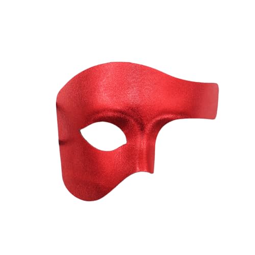 Asudaro Maskenball-Maske 1/3/7 Stück unregelmäßiger Ritter, halbes Gesicht, Gesichtsbedeckung für Männer, halbe Augenbedeckung, Make-up-Bälle,Gesichtsbedeckung für Maskerade Cocktailparty-Requisiten von Asudaro