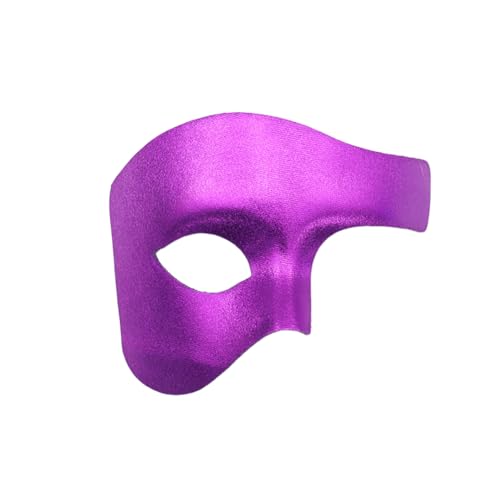 Asudaro Maskenball-Maske 1/3/7 Stück unregelmäßiger Ritter, halbes Gesicht, Gesichtsbedeckung für Männer, halbe Augenbedeckung, Make-up-Bälle,Gesichtsbedeckung für Maskerade Cocktailparty-Requisiten von Asudaro