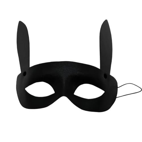 Asudaro Maskerade-Gesichtsmaske, 1/4/8 Stück, Halloween, randlos, schwarz, halbes Gesicht, Kunststoff, Fledermausaugen, Abdeckung, Heldenrollen-Gesichtsmaske für Cosplay Auftritt Maskerade Party von Asudaro